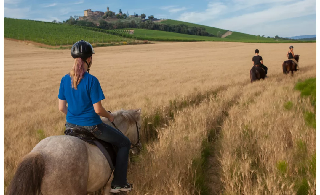 horse riding