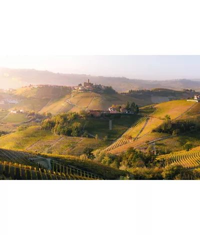 Landscapes of Piedmont, land of waters and lowlands