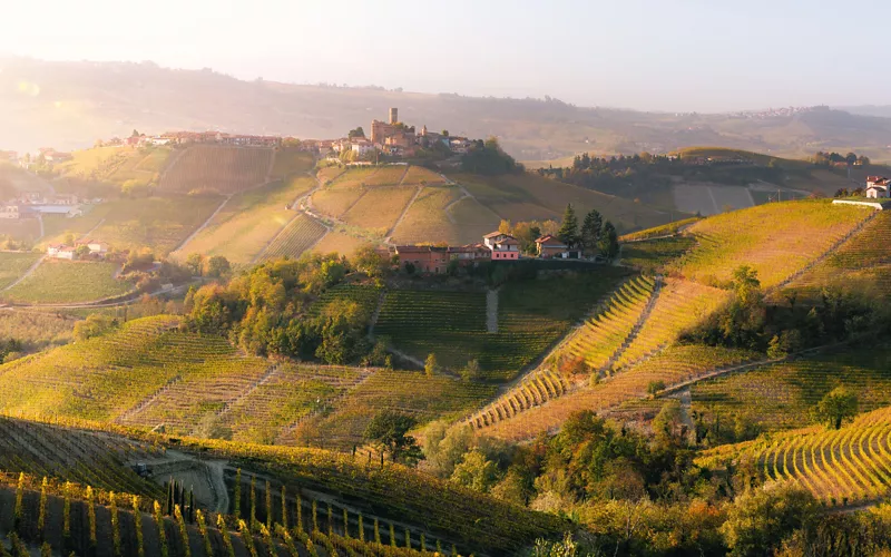 Landscapes of Piedmont, land of waters and lowlands