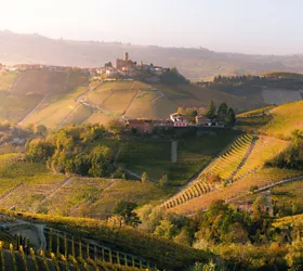 Landscapes of Piedmont, land of waters and lowlands