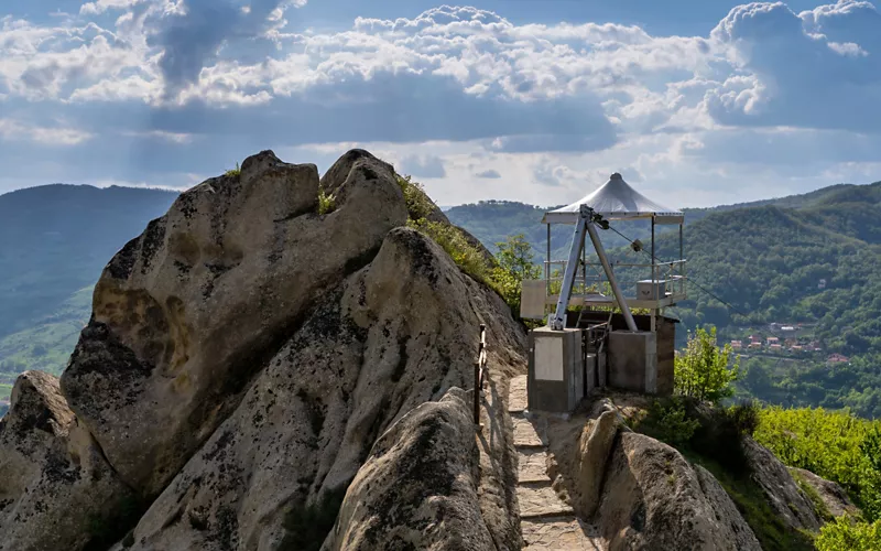 Pietrapertosa and Castelmezzano: start and finish villages