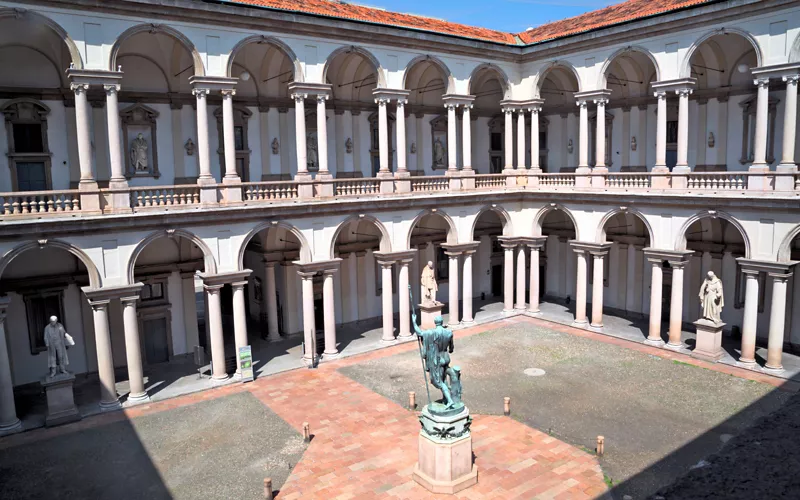 The Brera Art Gallery in Milan