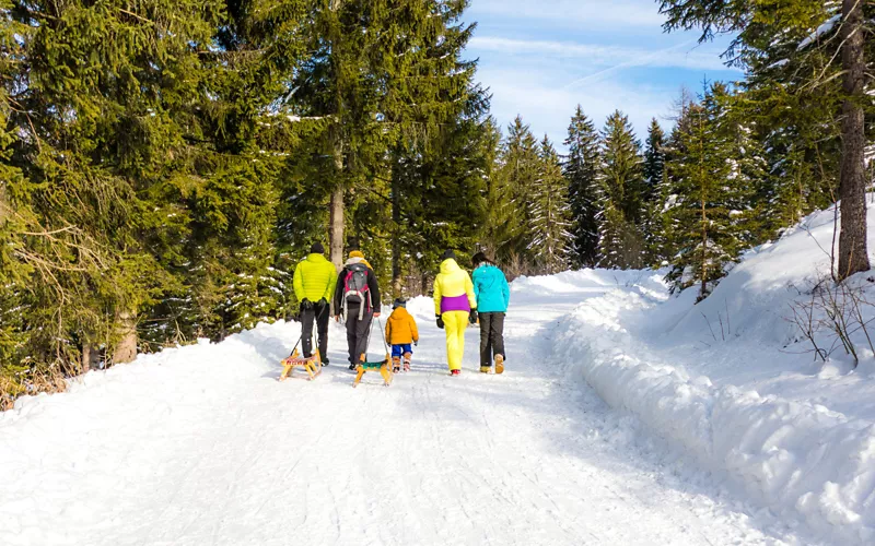piste slittino croda rossa