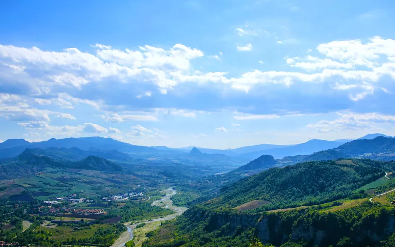 Poggio Torriana: the balcony of Romagna