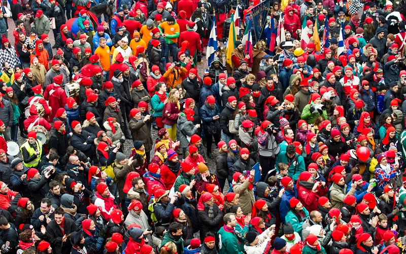 People wearing Phrygian caps