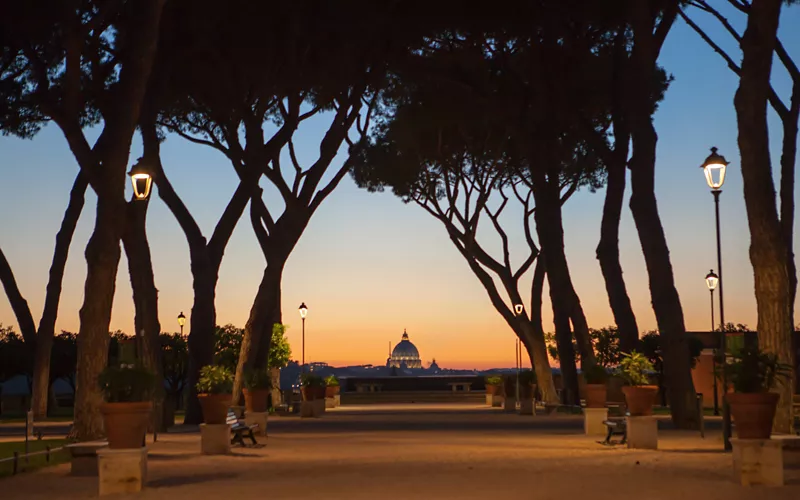 marriage proposal in rome's most romantic garden