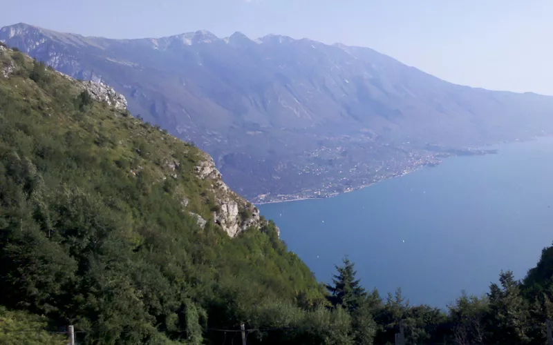 View of Lake Garda from Punta Larici