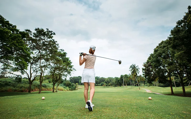 cuestión de etiqueta en el golf