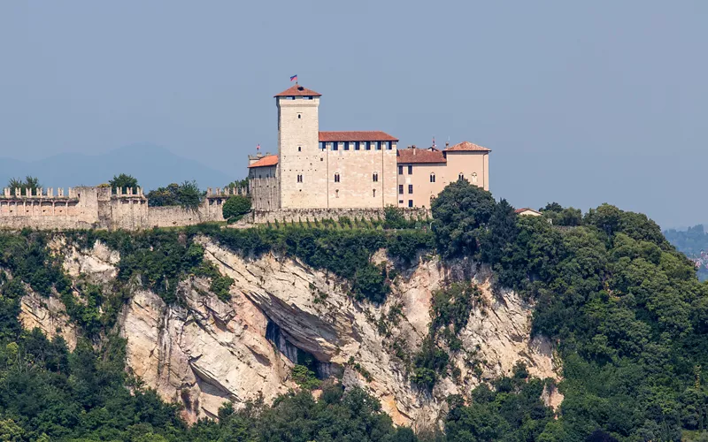 Rocca Borromea castle at Angera