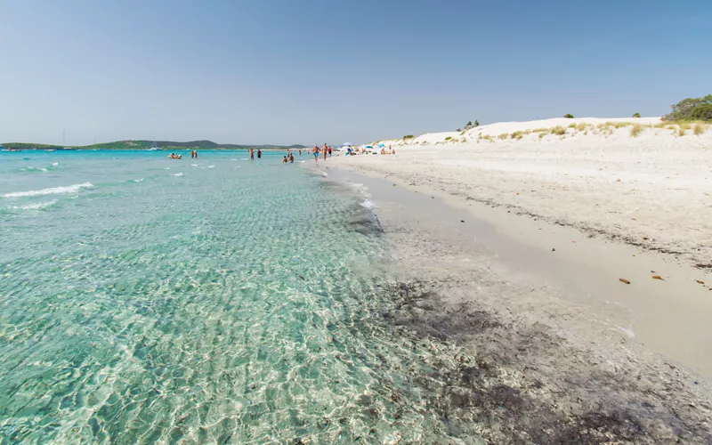 white sand sardinia