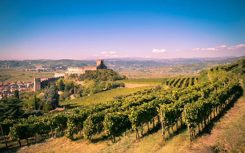 Among the castles and wines of Soave