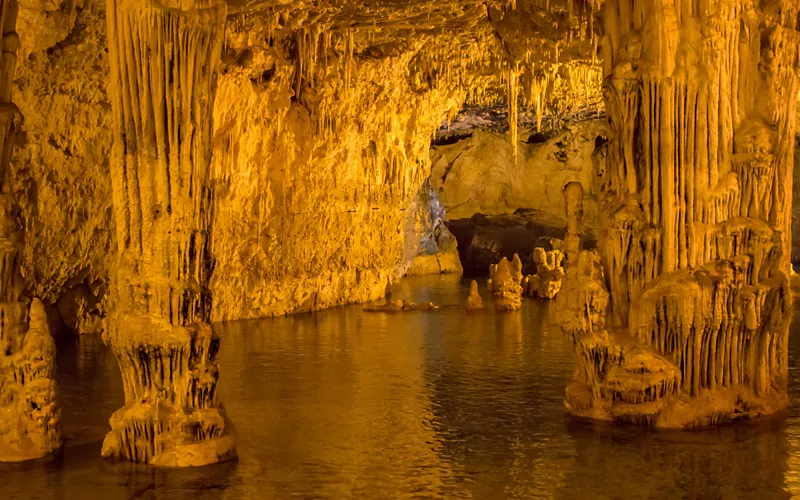 Into the bowels of the earth to discover Neptune's Grotto