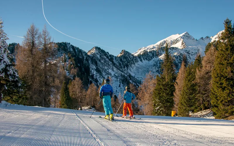 skiing madonna di campiglio