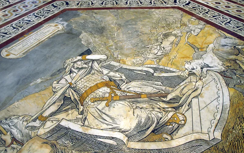Todo sobre el descubrimiento del pavimento de la catedral de Siena - Como estrellas en la tierra