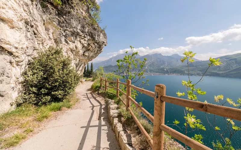 Ponale path on Lake Garda