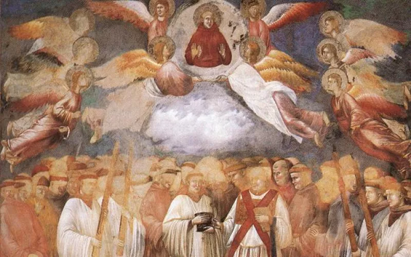 Basilique supérieure de Saint-François d'Assise – Mort de Saint-François de Giotto