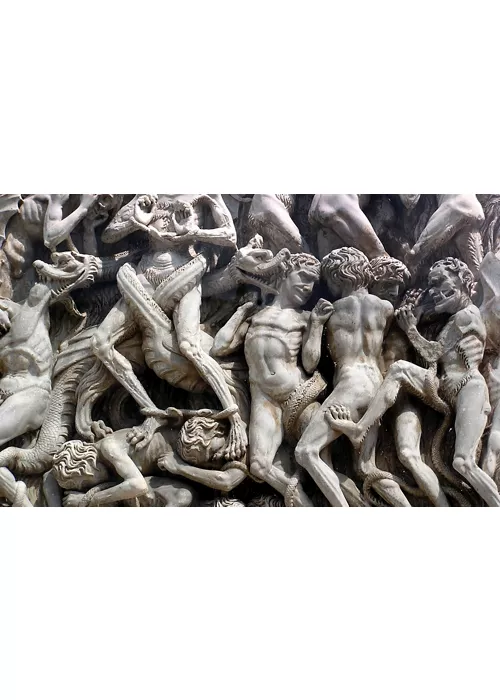 Eine Route, um Teufel und Dämonen in der umbrischen Kunst zu entdecken