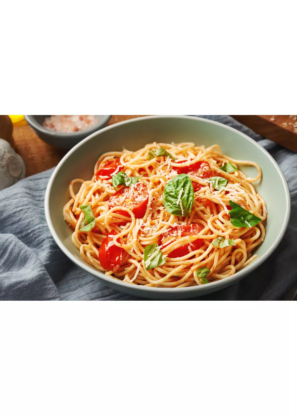 Spaghetti mit Piennolo-Tomaten