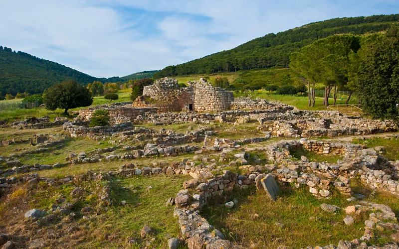 Nuragic complex of Palmavera in Sardinia