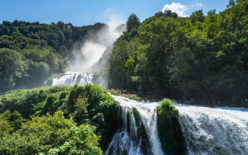 The majestic Marmore Waterfall