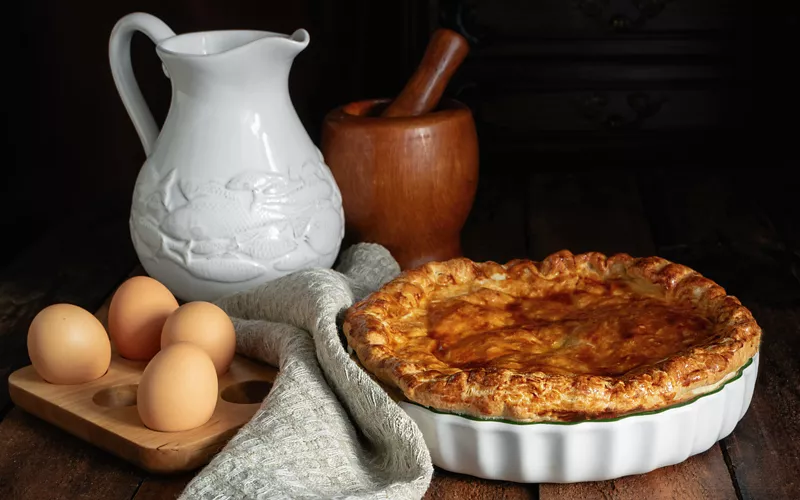 Torta pasqualina, un pastel de Pascua de Liguria