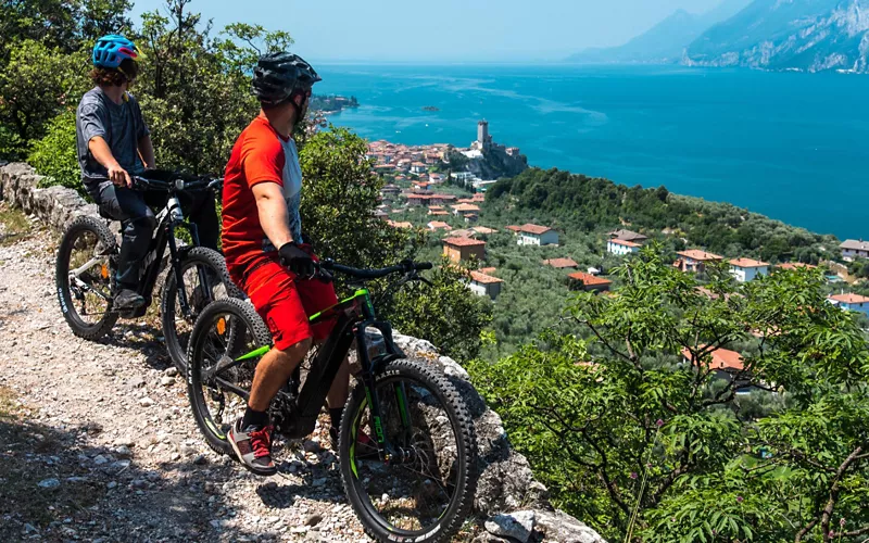 tramonti veneto bicicletta