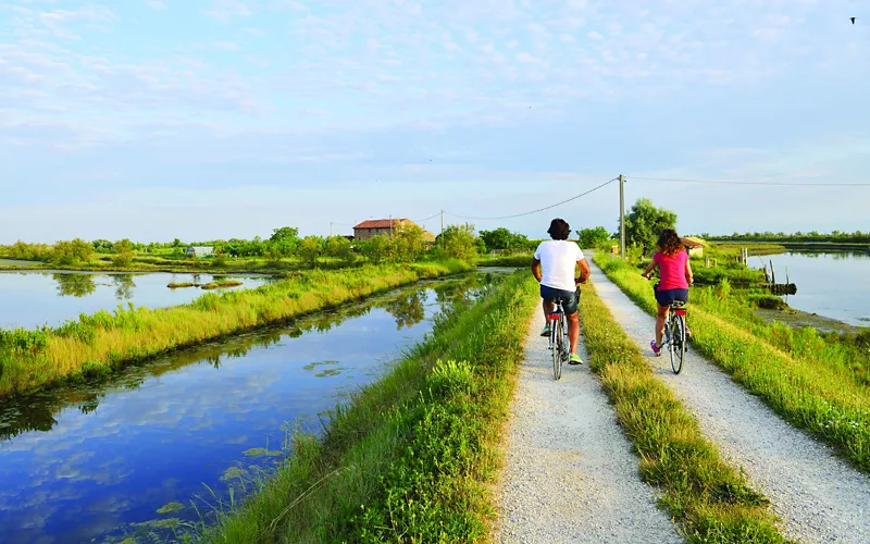 tramonti veneto bicicletta