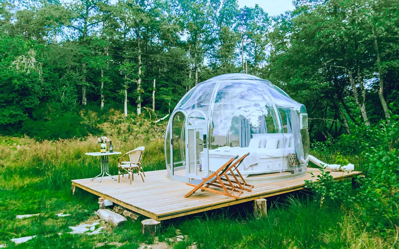 Im Trentino, Eintauchen in den Wald