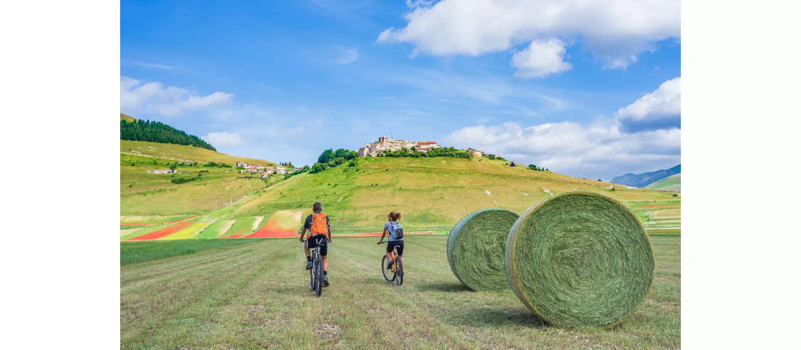 Umbria, cycling towards Norcia: from Preci to Castelluccio