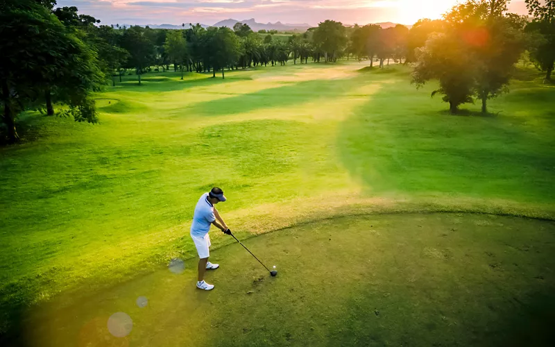 una experiencia de golf básica