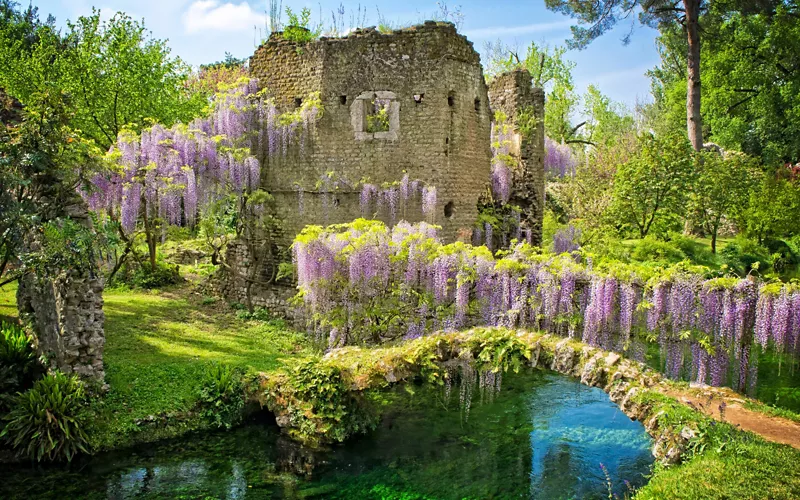 Jardín de Ninfa en Latina, Lacio