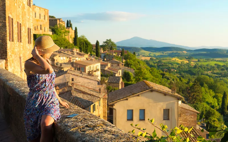 vacaciones de lujo en Italia en Val d'Orcia