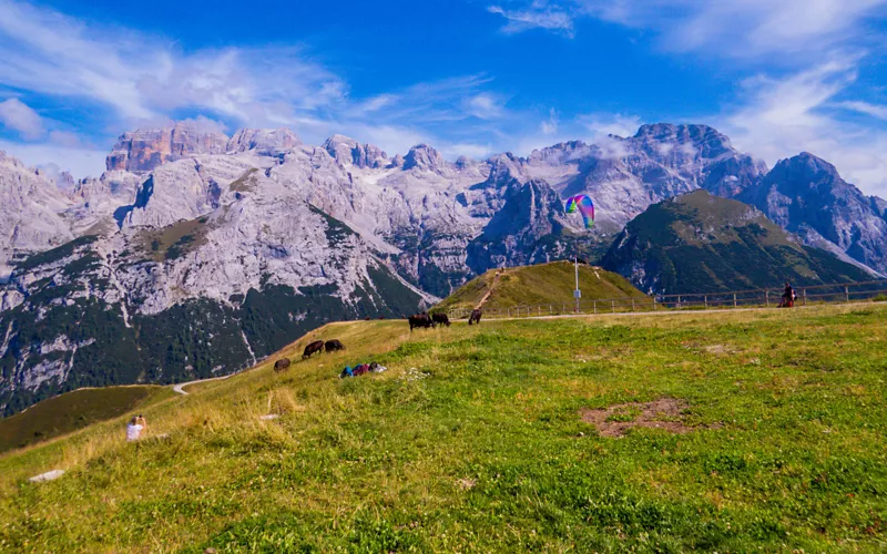 Paragliding over Val Rendena