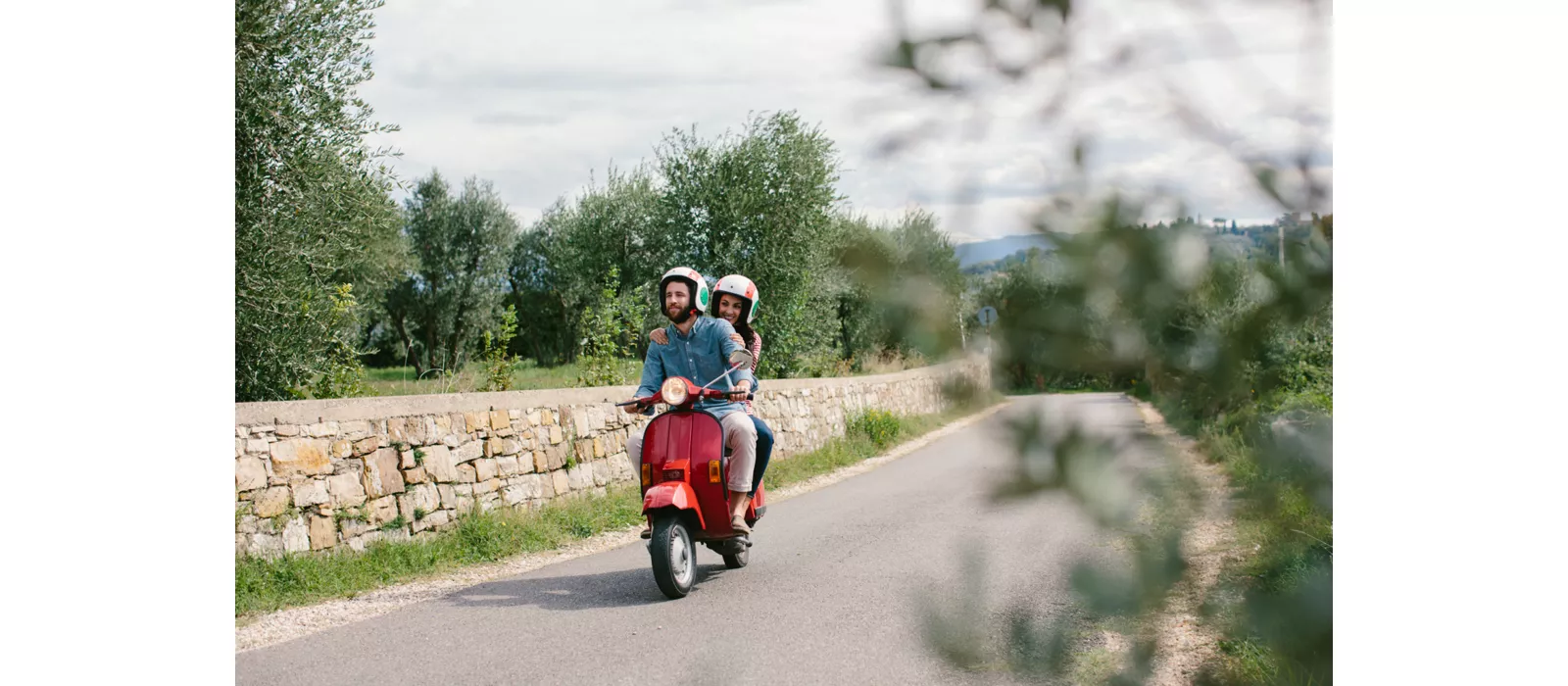 The Valdera on a Vespa