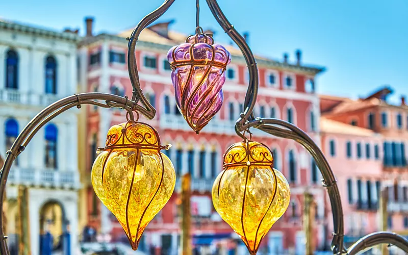 arte en vidrio de venecia