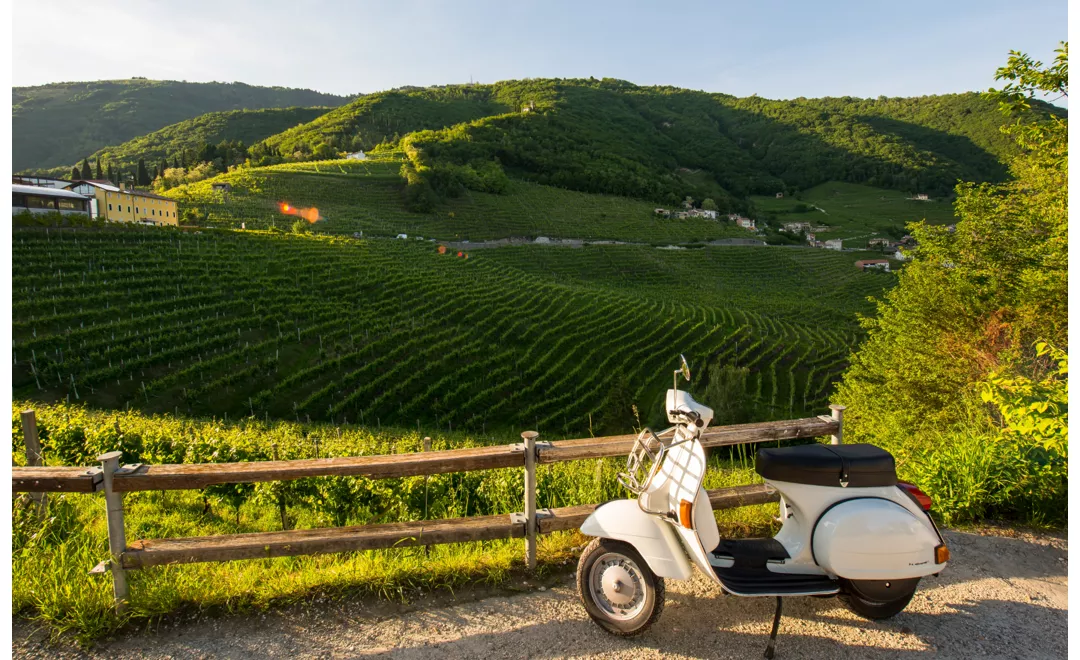 travel by vespa or cinquecento