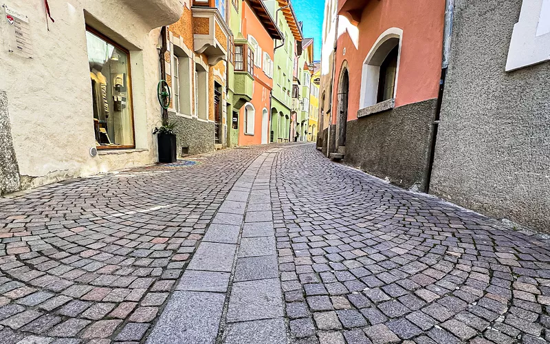 Strada pedonale a Chiusa