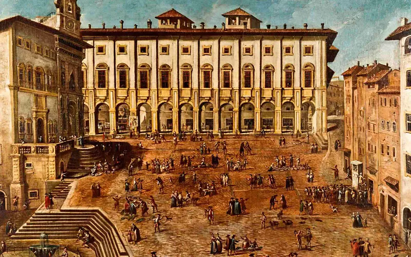 „Honorata und Gratiosa. La Loggia di Giorgio Vasari“, Arezzo