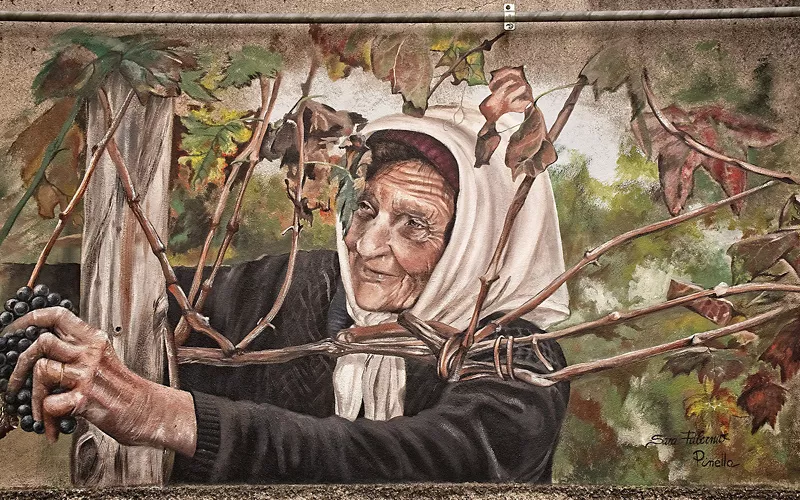 Calabria - Laino Borgo, Murales