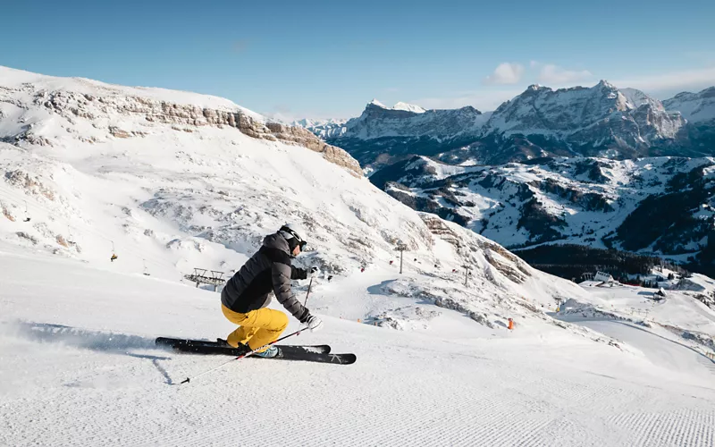 The “Vallon” and “Gran Risa” black ski runs