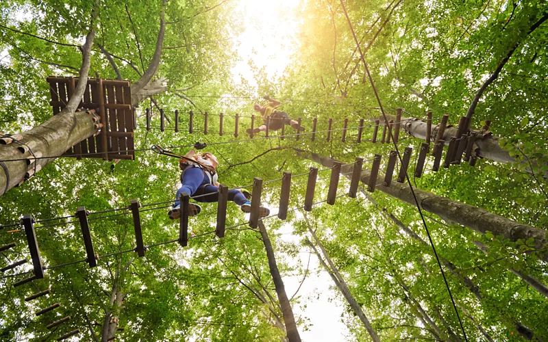 Hier haben auch die Kinder Spaß