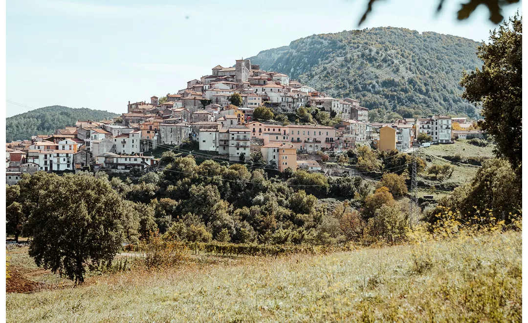 Vista aerea di Sanza