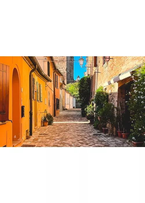 Santarcangelo di Romagna, strada del centro città