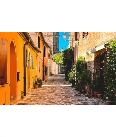 Santarcangelo di Romagna, strada del centro città