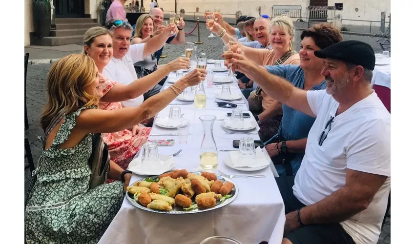 Roma: Campo De Fiori, Ghetto Ebraico e Tour gastronomico di Trastevere