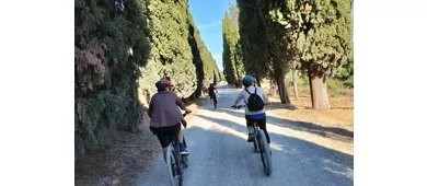 Via Appia: Tour in E-Bike fuori dai sentieri battuti + Catacombe + Cibo