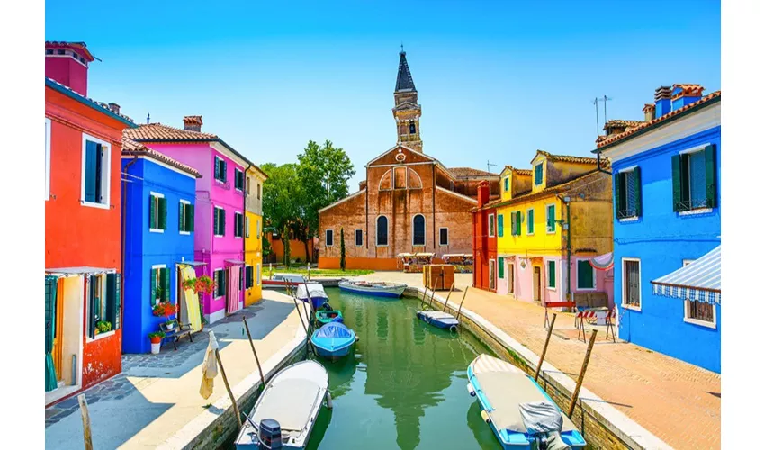 Murano e Burano: Tour guidato in barca da Piazza San Marco + dimostrazione di soffiatura del vetro