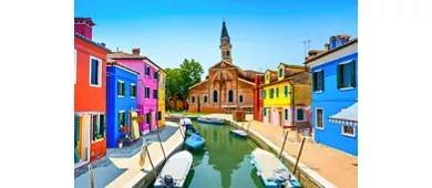 Murano e Burano: Tour guidato in barca da Piazza San Marco + dimostrazione di soffiatura del vetro
