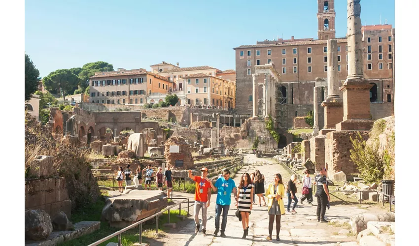 Colosseo, Arena, Foro Romano e Palatino + Tour in autobus