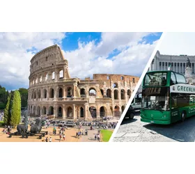 Colosseo, Foro Romano e Palatino + Tour in Autobus